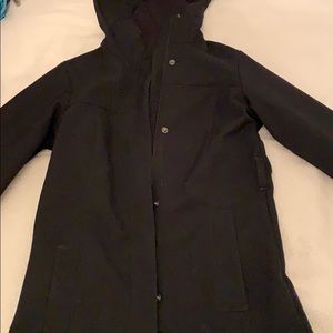 Long Black Columbia Jacket